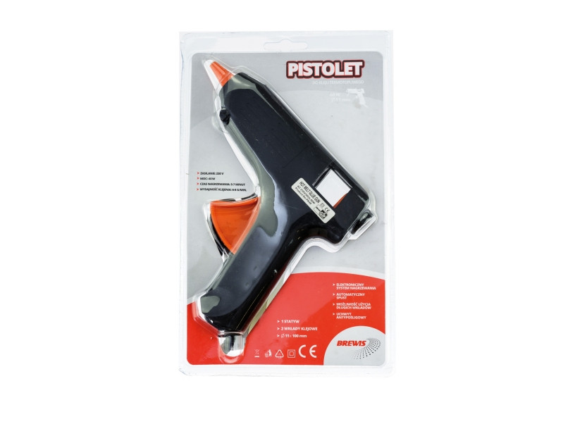 Pistolet do kleju duży 40W Brewis